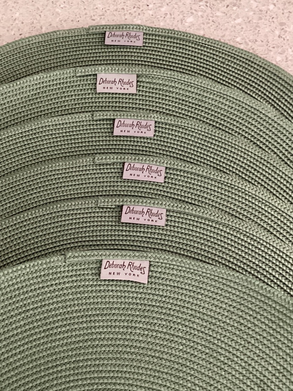 Deborah Rhodes New York Braided Placemats Set Of Six